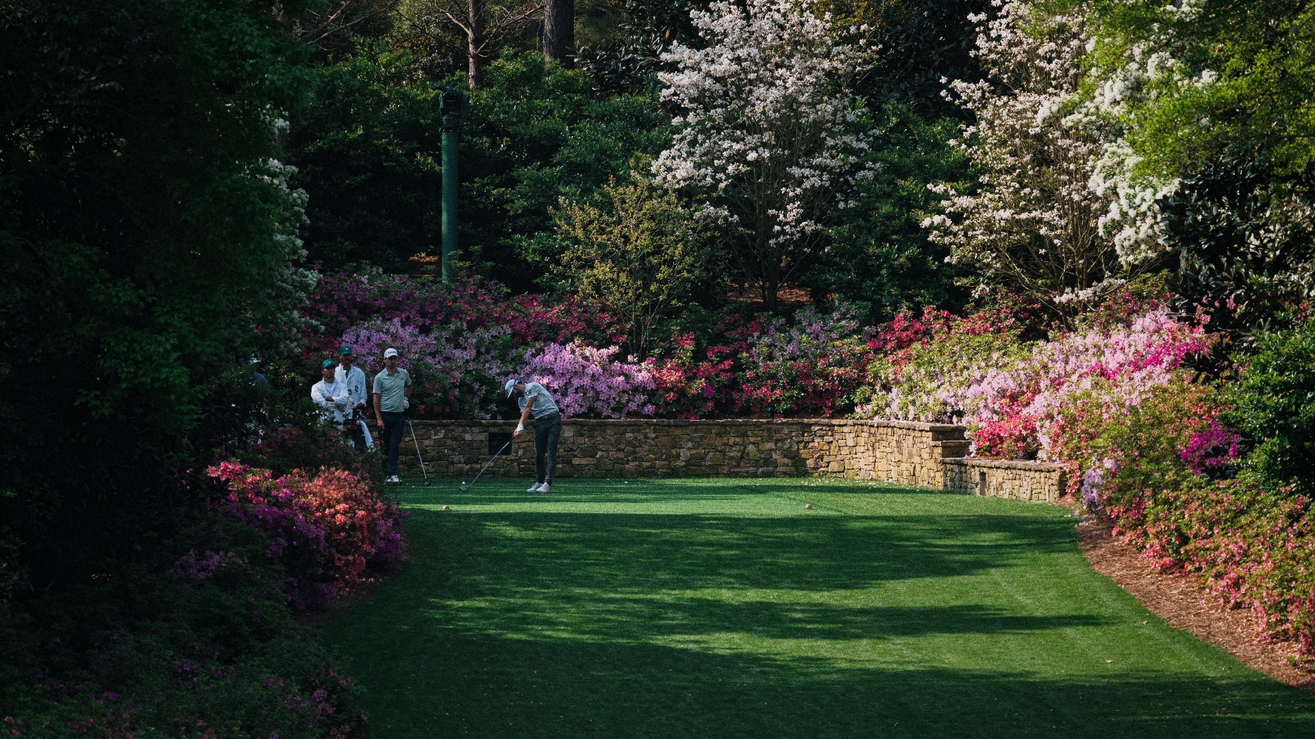 Lengthened tee on 13 at Augusta National
