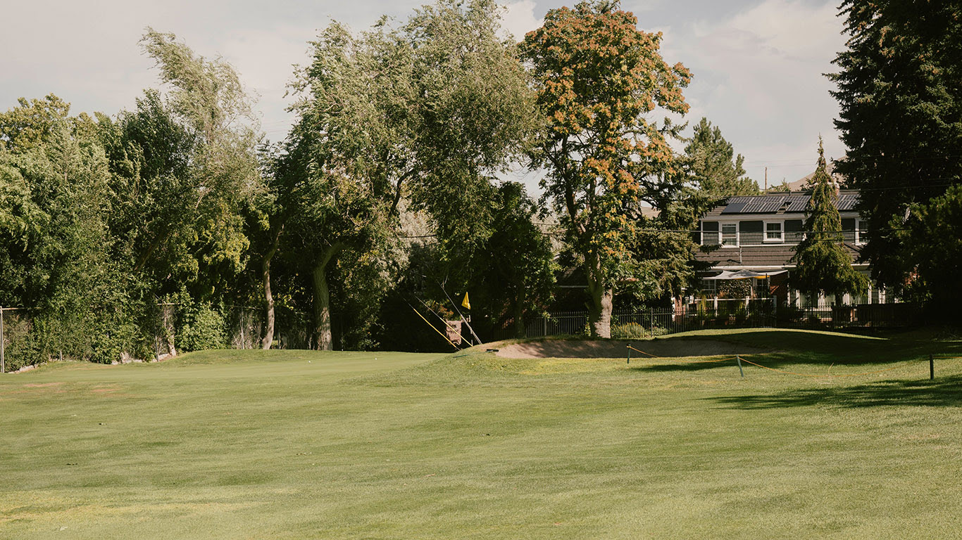On the Skillet: No. 7 at Bonneville Golf Course in Salt Lake City