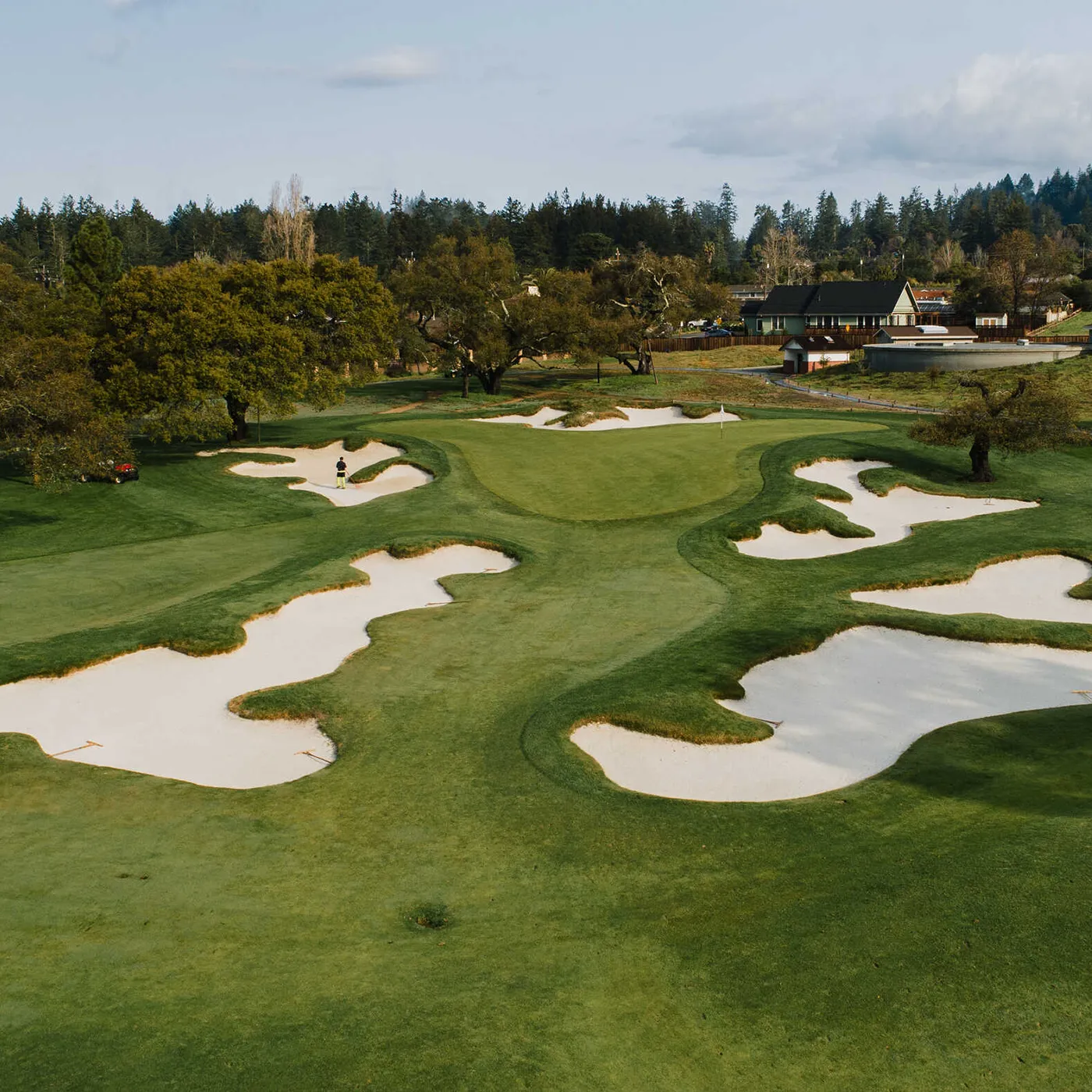 The 13th hole at Pasatiempo Golf Club