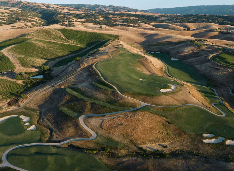Closing stretch at Poppy Ridge (Fried Egg Golf)