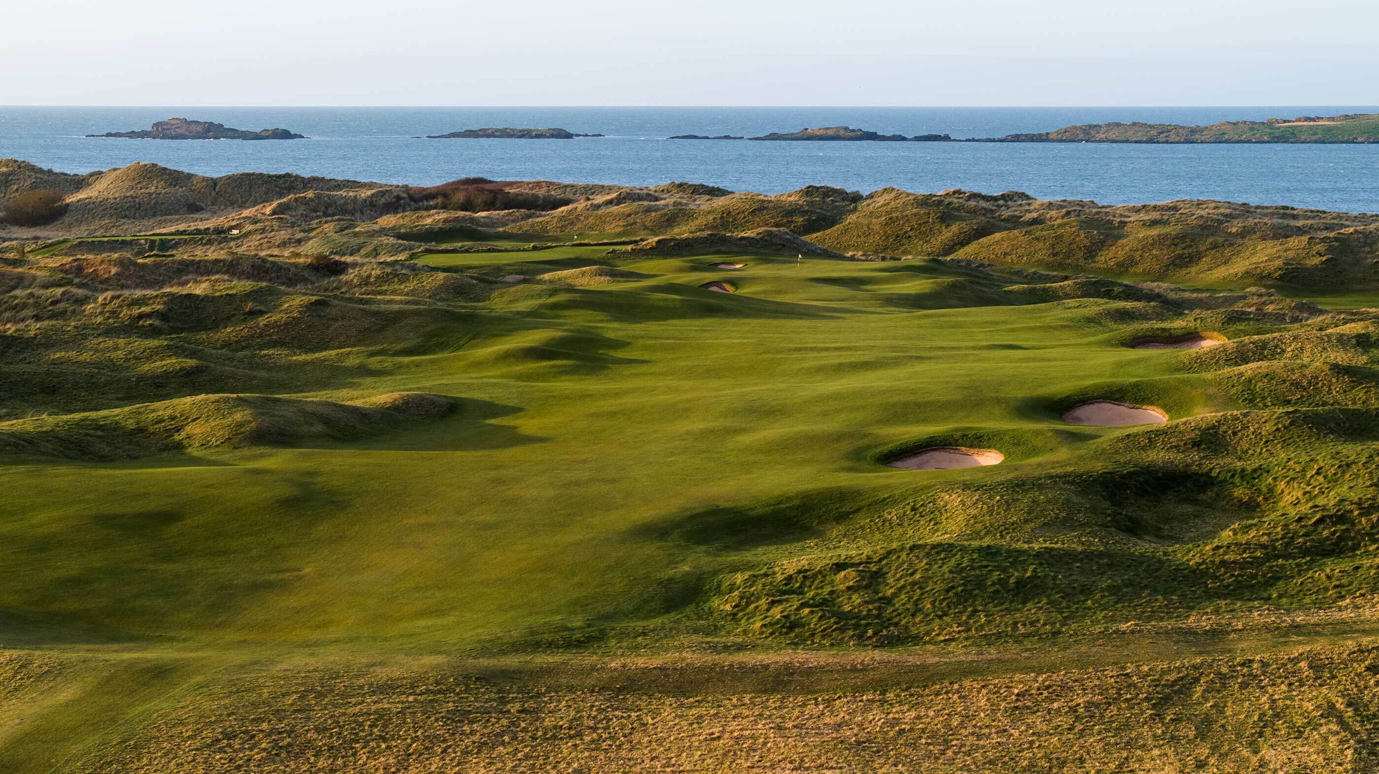 The 15th fairway at Royal Portrush