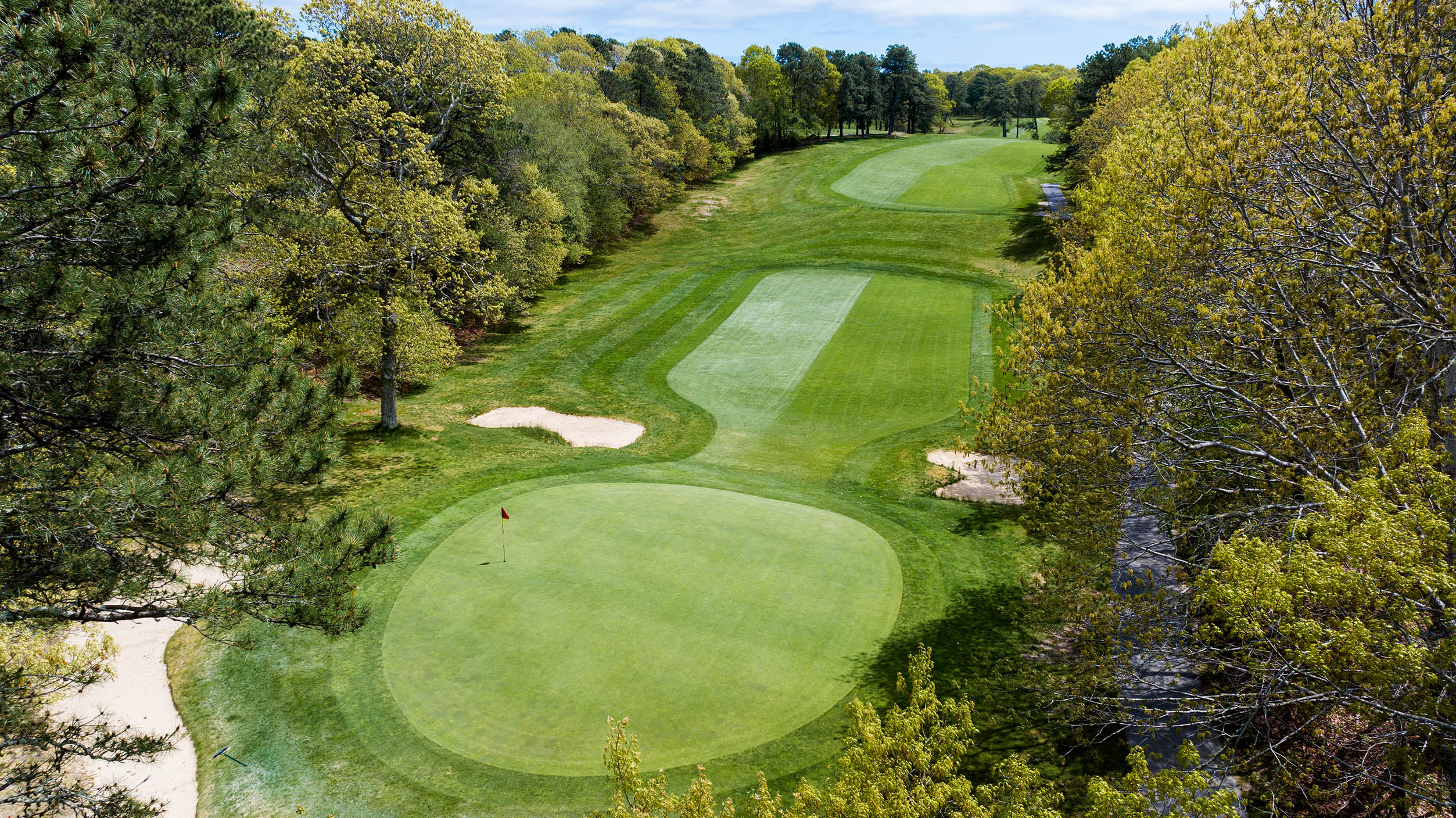 Behind the eighth hole at Cape Cod Country Club