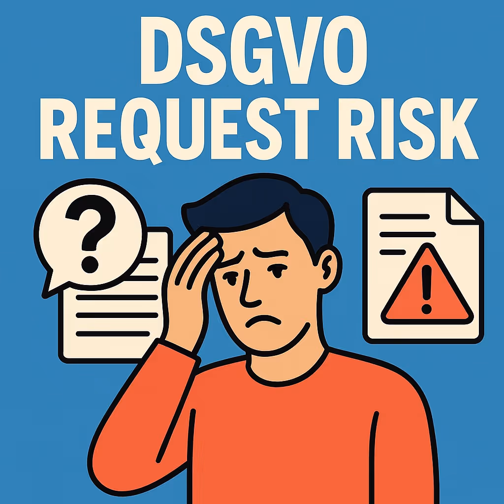 DSGVO Anfrage Risiko