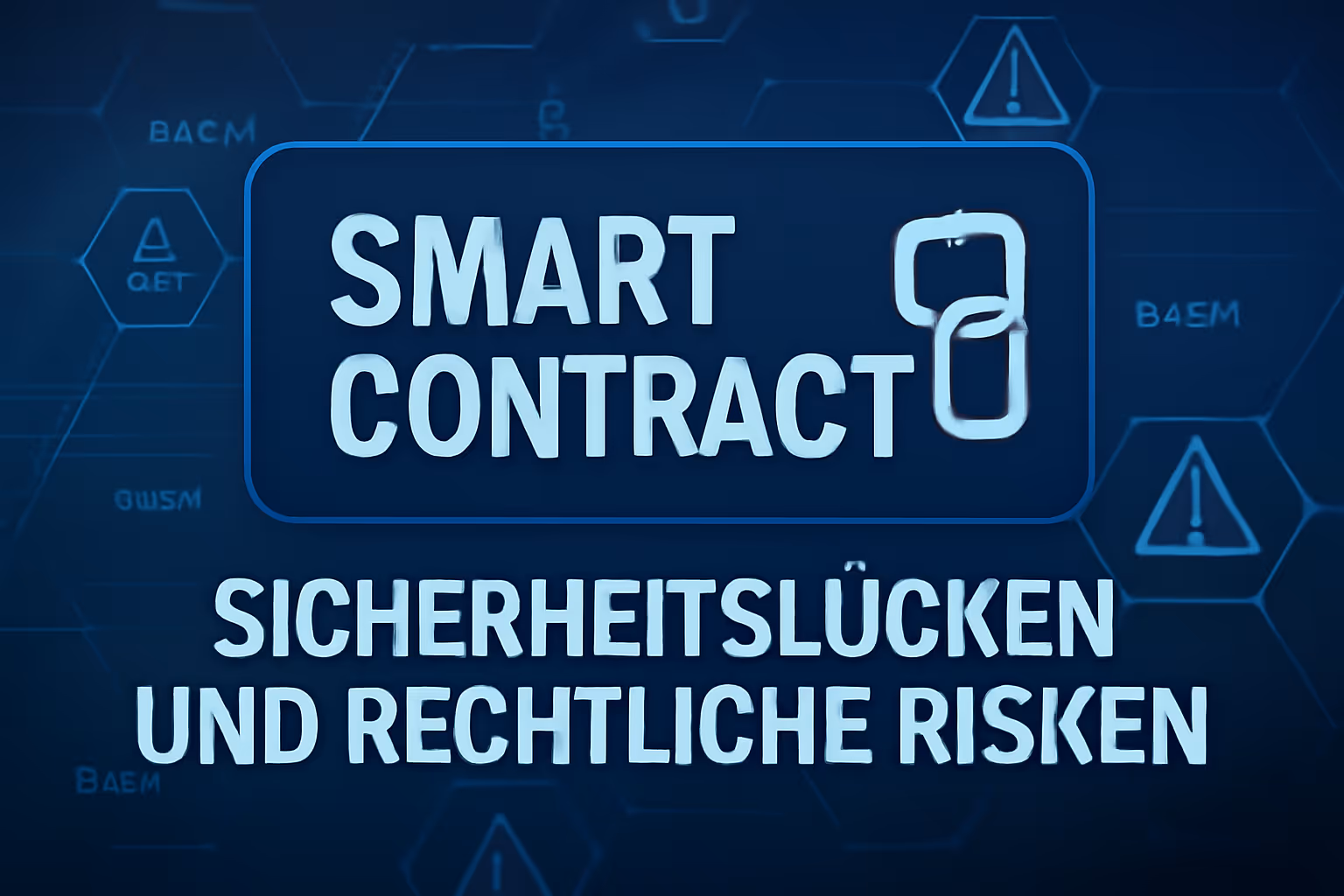 Die Rolle von Smart Contracts im Krypto-Betrug: Sicherheitslücken und rechtliche Risiken