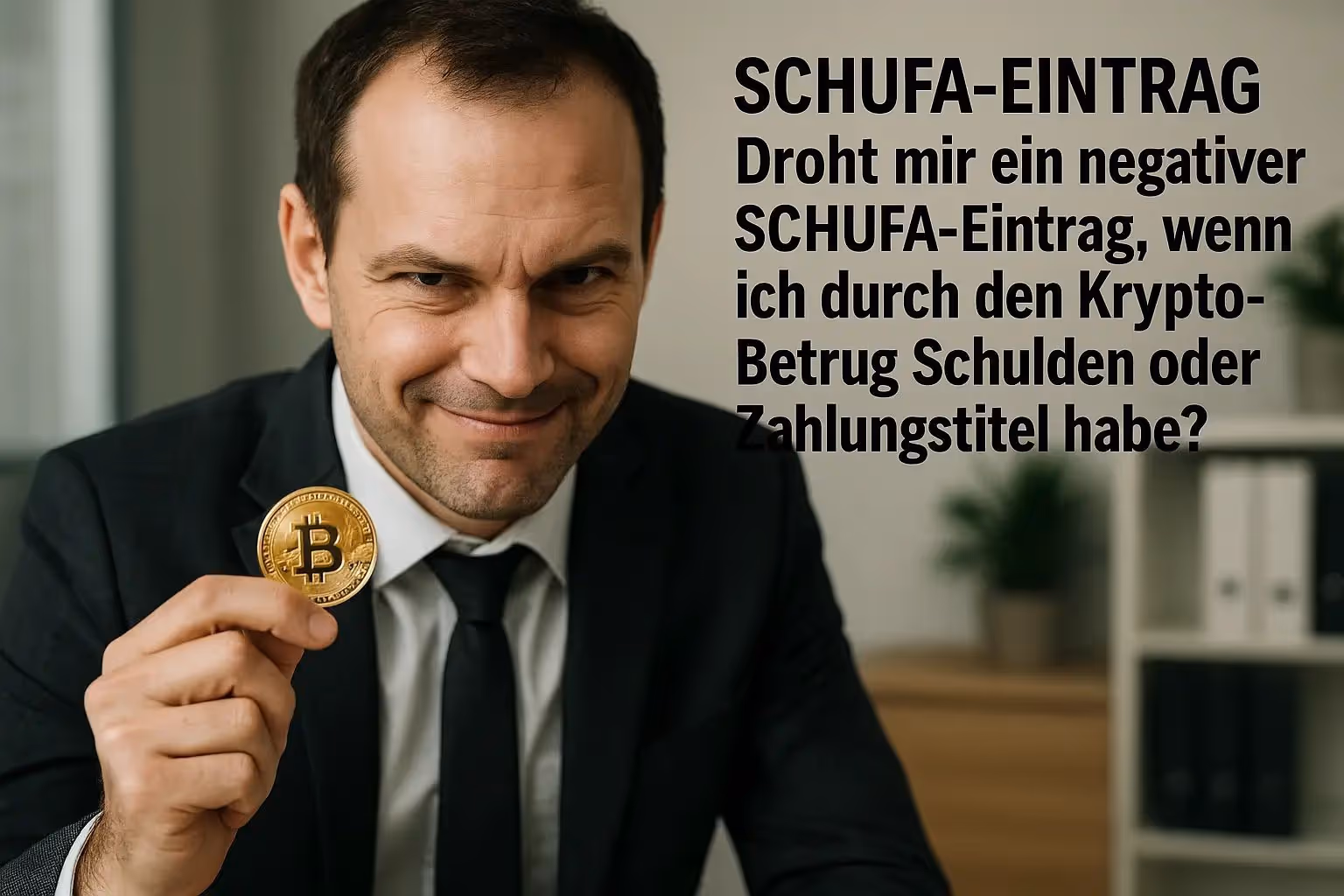 SCHUFA Eintrag Krypto Betrug