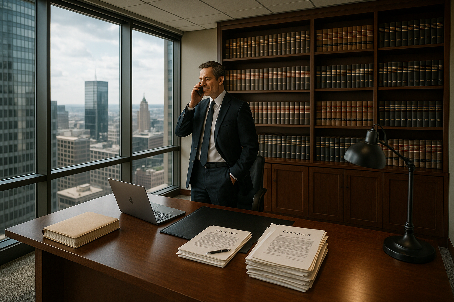 Notar prüft Grundstückskaufvertrag – Käuferrechte, Finanzierung, Haftung und Vorkaufsrecht rechtlich abgesichert.