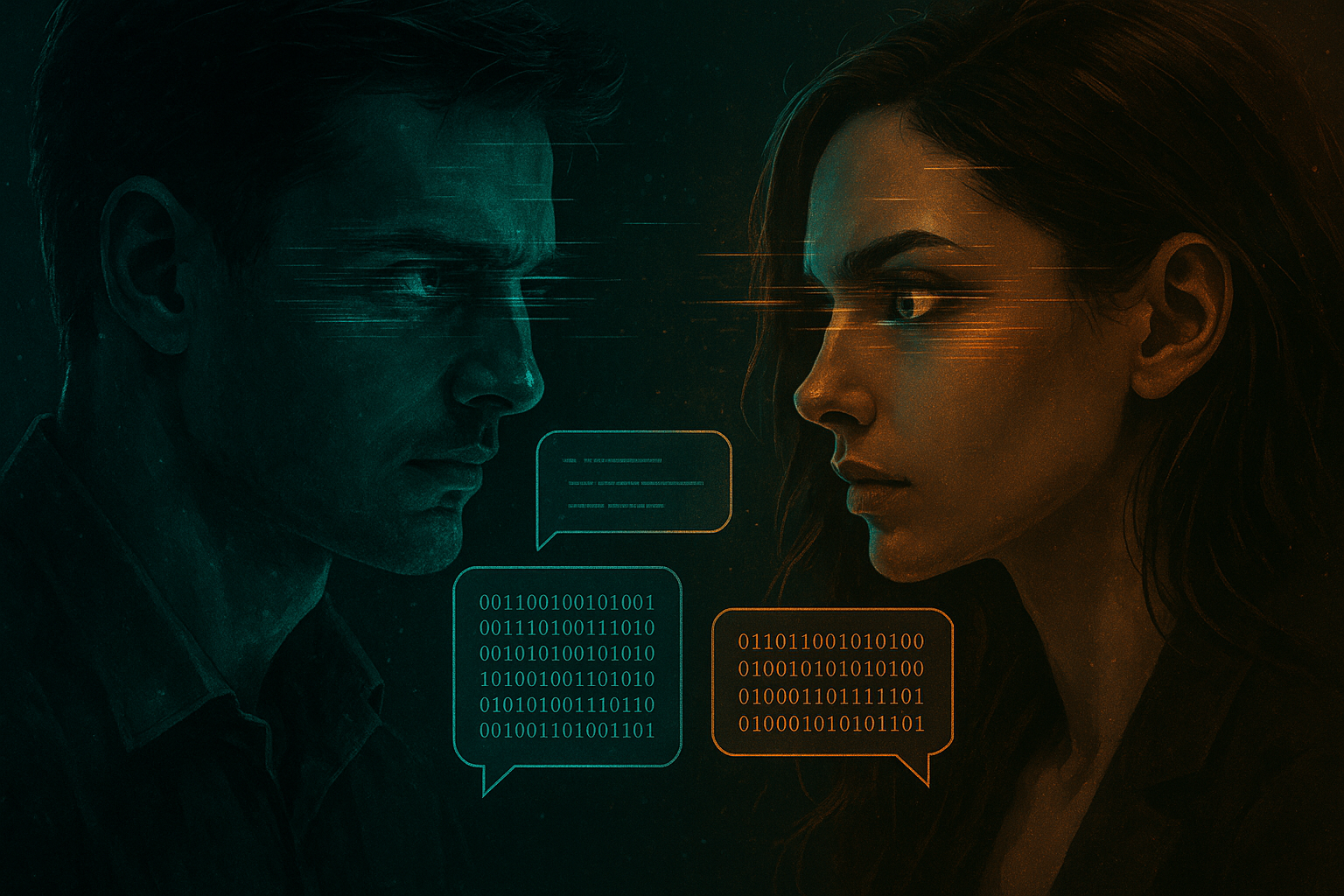 Digitale Täuschung, Emotionsbetrug, Psychotrick, Chat, Romantik, Vertrauen, Betrugsmasche