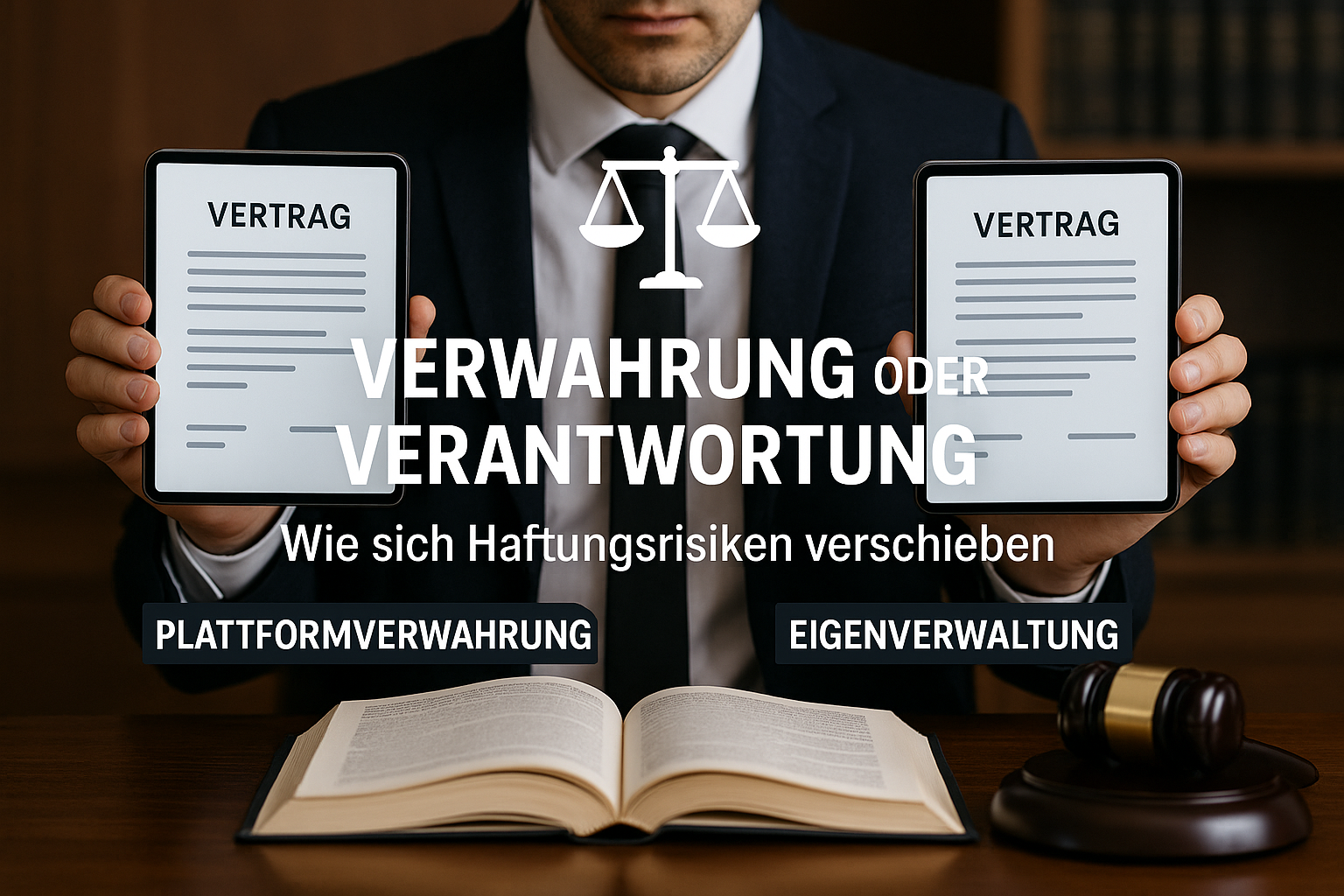 Custodial vs. Non-Custodial Wallets – Haftungsvergleich zwischen Plattform und Nutzer im Krypto-Recht.