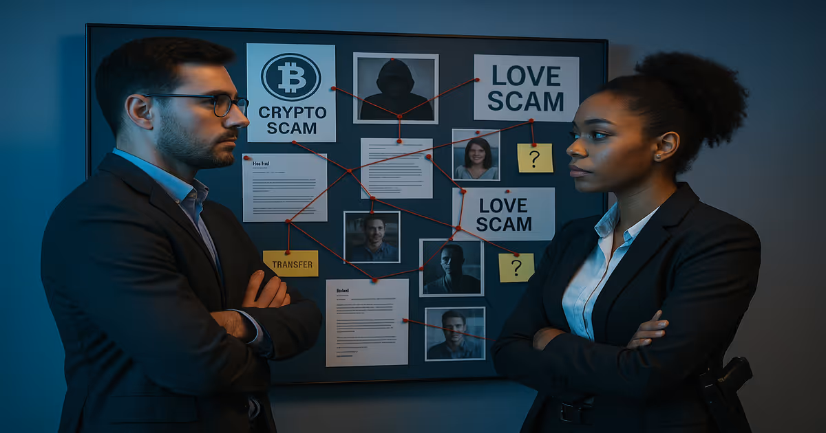 Detektei und Anwalt arbeiten zusammen gegen Love Scam und Krypto-Betrug