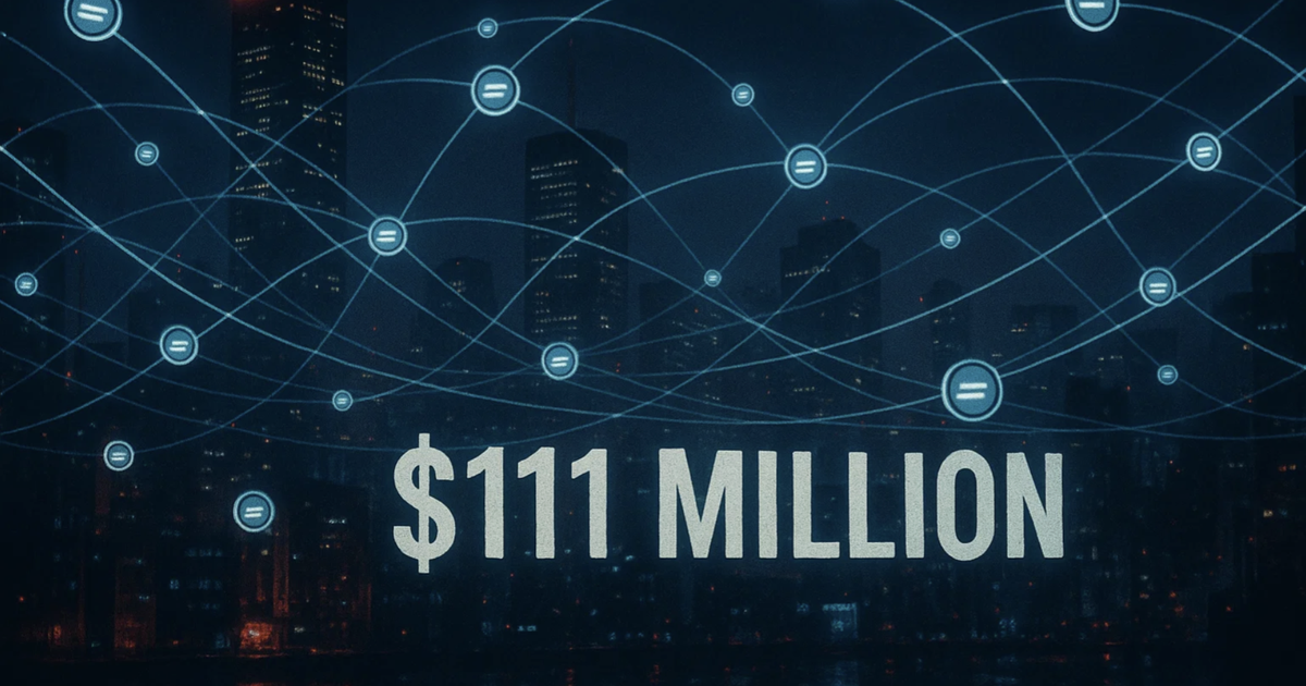 „Visuelle Darstellung eines DeFi-Hacks – Geldfluss in digitalen Netzwerken“