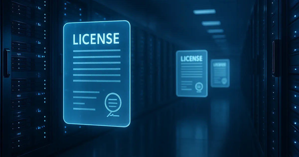 Digitales Audit-Dashboard mit Lizenzmetriken und grafischer Auswertung der Software-Nutzung.