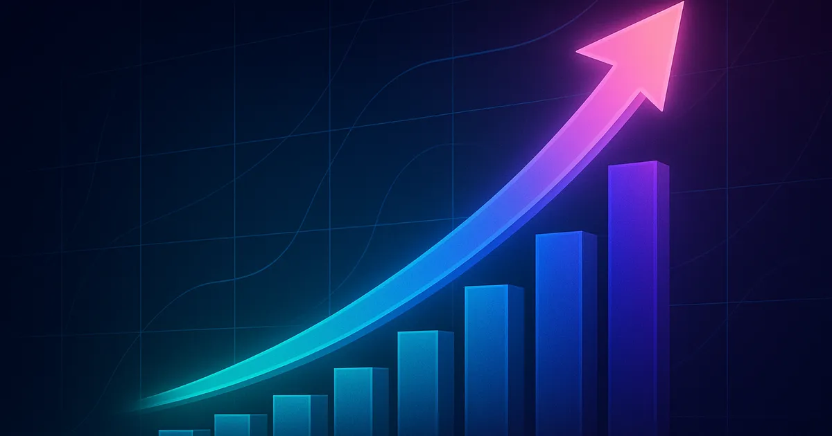 „Datenstrom kleiner wiederkehrender Beträge als Symbol für Nebenverdienst.“