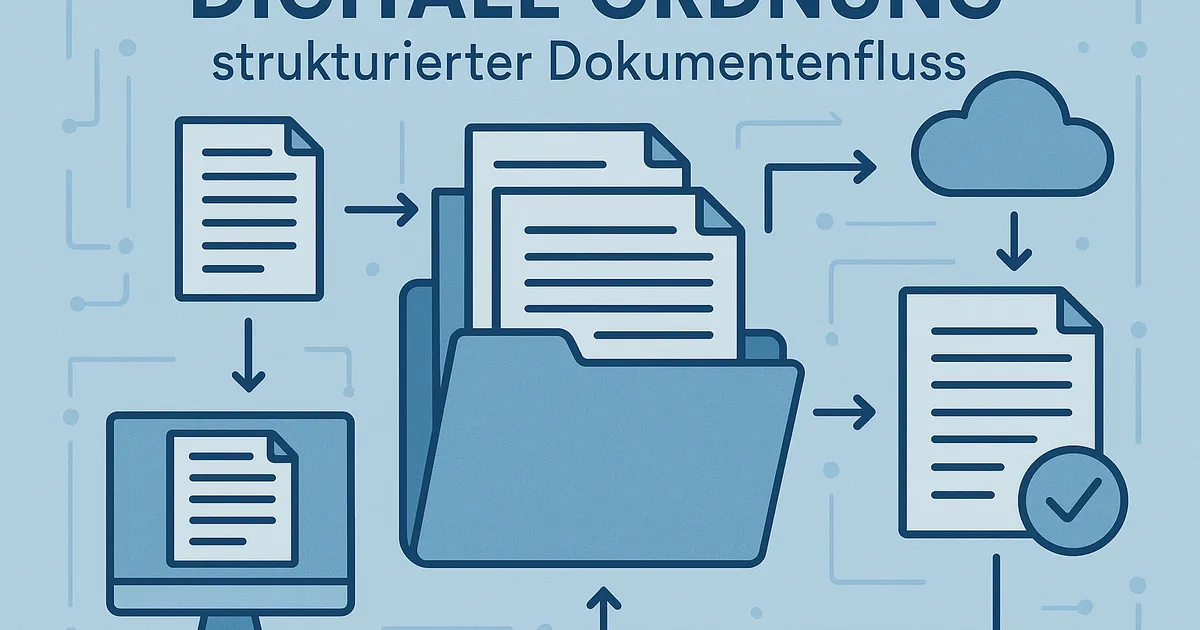 „Digitaler Dokumentenfluss im Unternehmenskontext.“