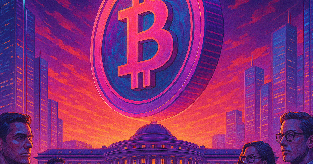 Futuristische Szene mit Personen, die digitale Token und holografische MiCA-Regulierungen analysieren; moderne Darstellung der rechtlichen Architektur von Tokenmodellen im Jahr 2025.