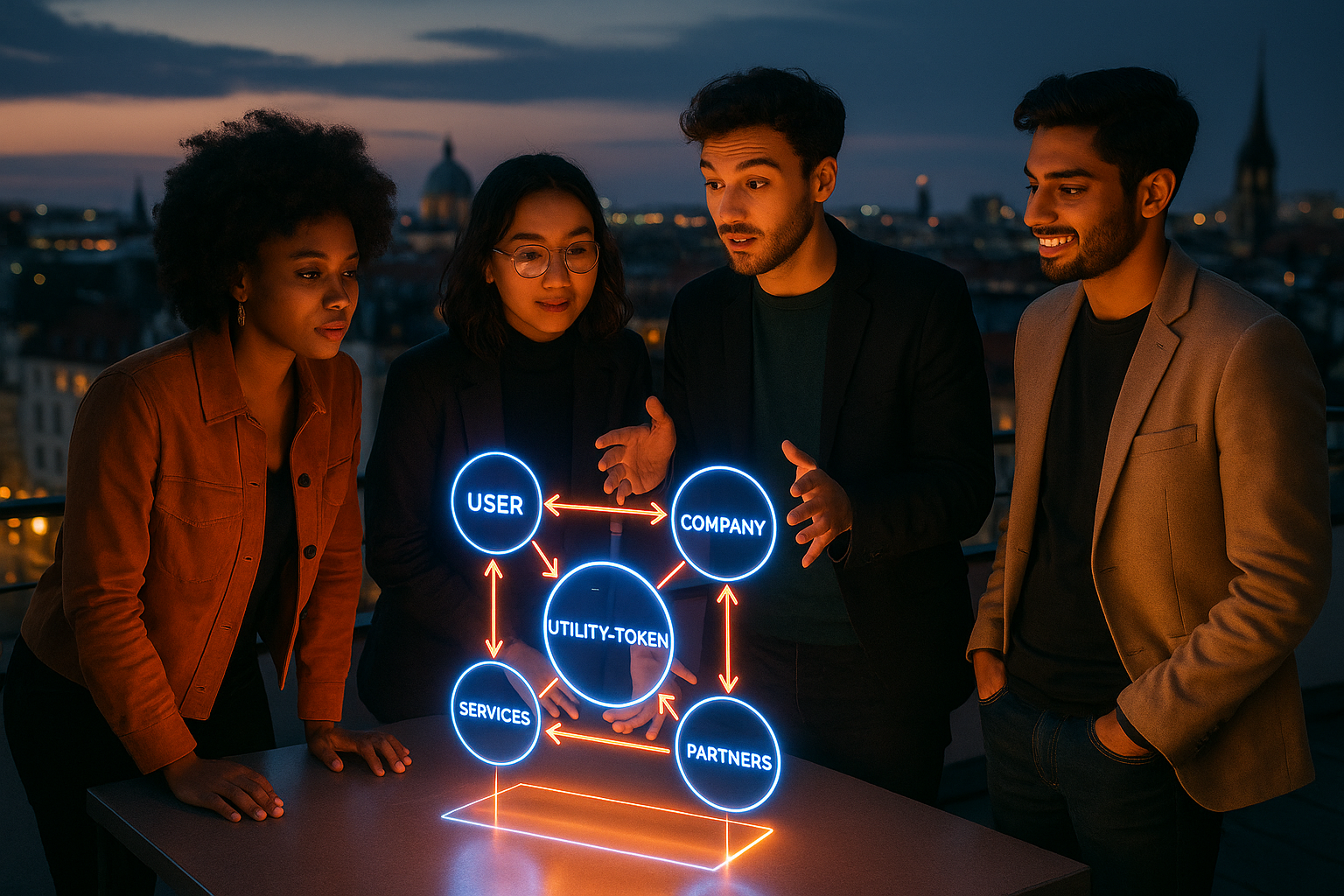 Juristisches Team über der Amalfi-Küste analysiert Organhaftung, MiCA-Fehler, KMAG-Strafbarkeit und DORA-Pflichten.