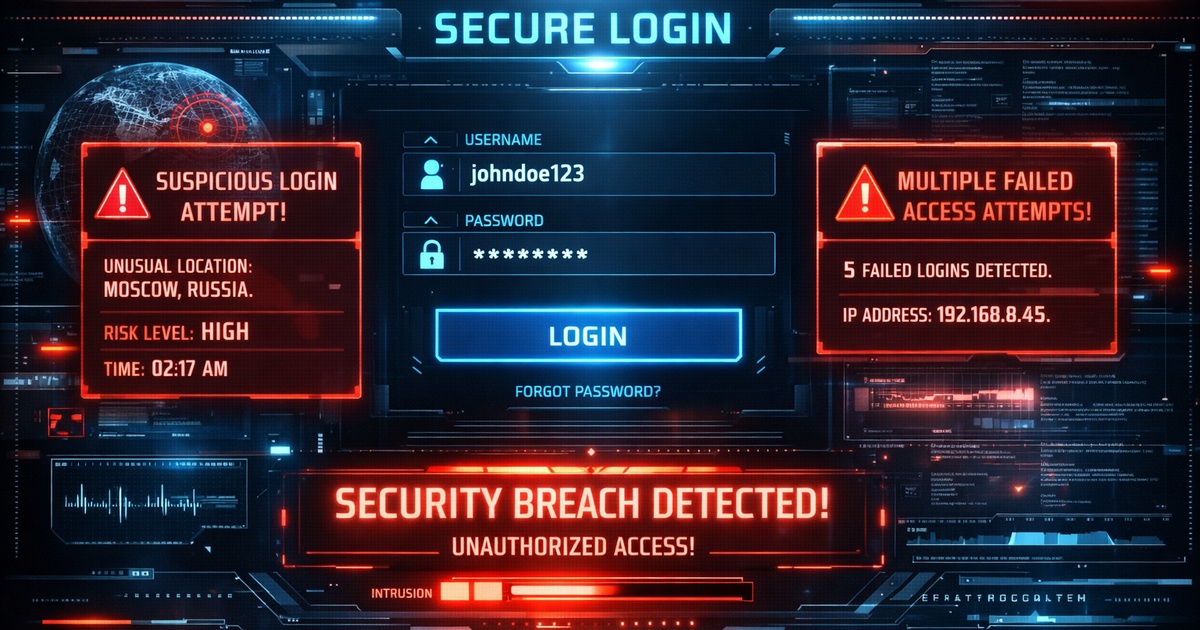 Abstrakte Visualisierung von Cyberrisiko und Kryptotransaktionen im Kontext von Betrug und Datenleck.
