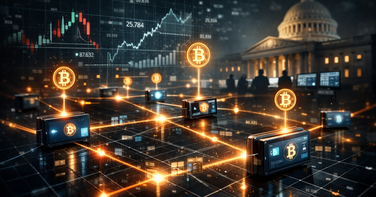 Blockchain-Netzwerk mit Bitcoin-Wallets und Transaktionsverbindungen – Visualisierung von Krypto-Transaktionen und Wallet-Analyse.