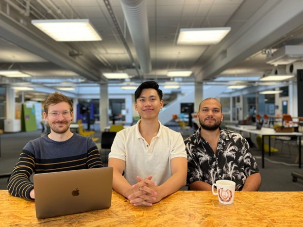 Joona, Hai, and Ankur of Wudpecker