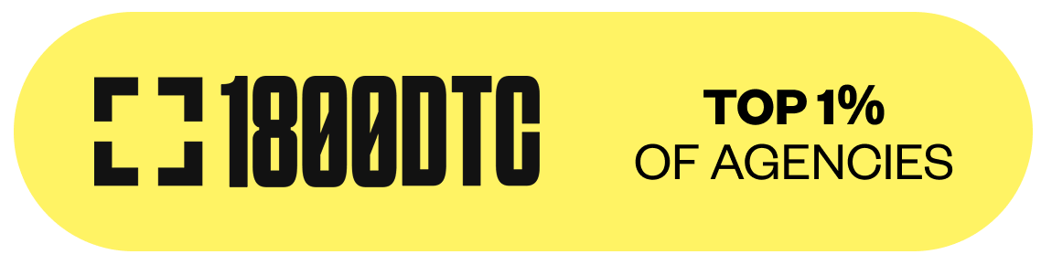 1-800-DTC Top 1% of Agencies Badge for Y'all