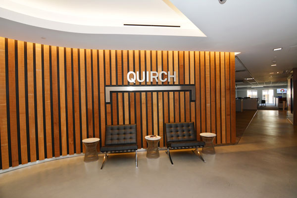 The company building