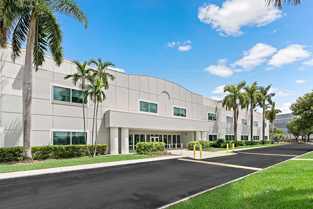 The company building