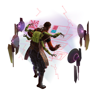 Content writer SaaS Hacker character