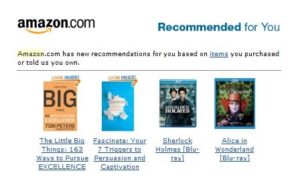 Amazon recommended products for you