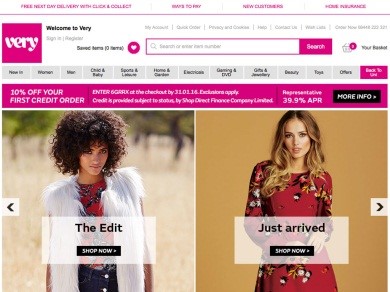 Very.co.uk using advanced personalisation