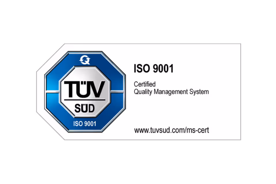 TÜV Süd DIN EN ISO9001 Candidate Flow