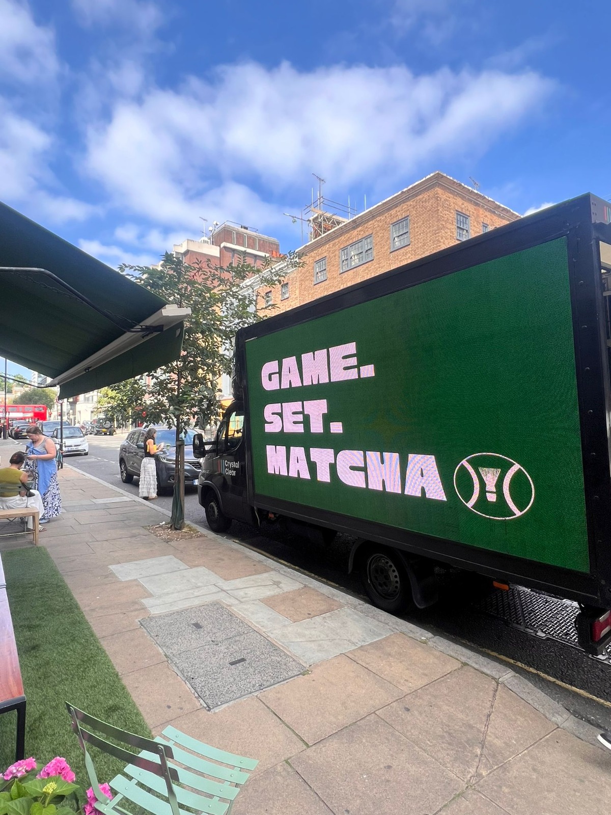 [background image] image of truck depot (for a trucking company)