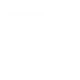 Simple black outline of a black van with two wheels and a driver cabin.