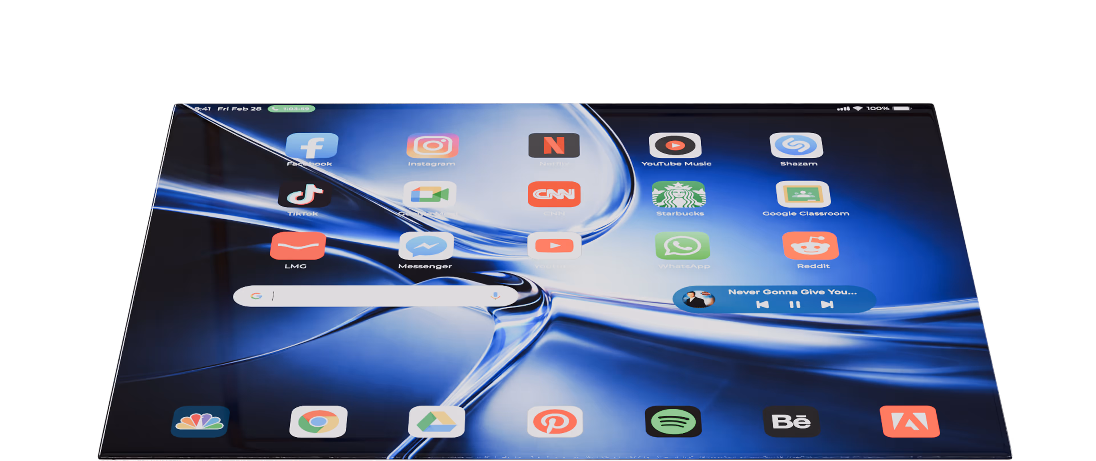 Fully expand Adaptive Display.