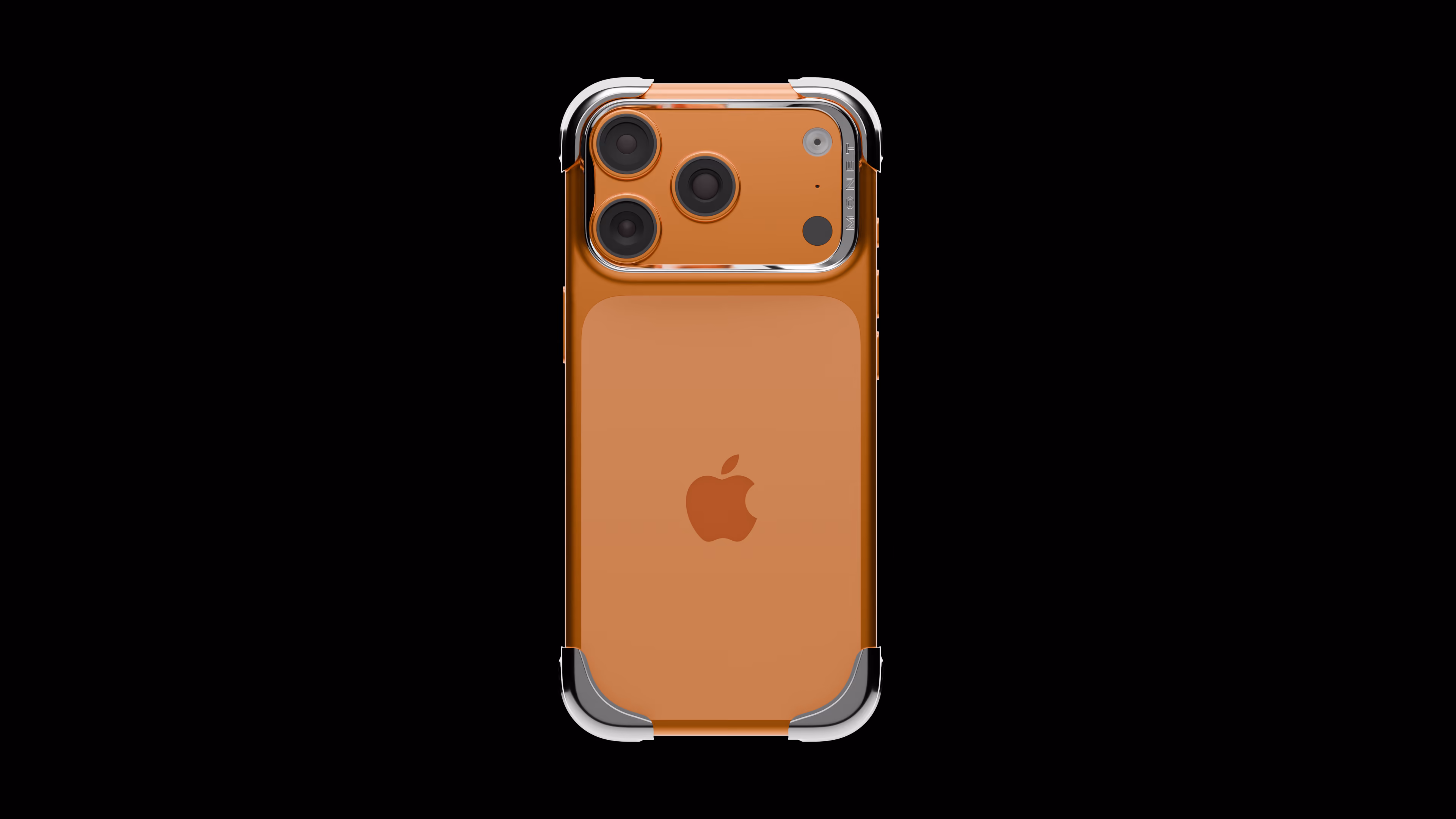iPhone 17 Pro Max with Liquid Metals Case Under light