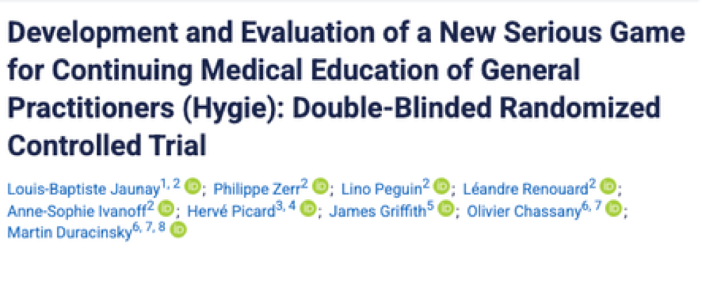Hygie double-blinded randomised trial showing greater knowledge gain for French GPs than reading the same evidence