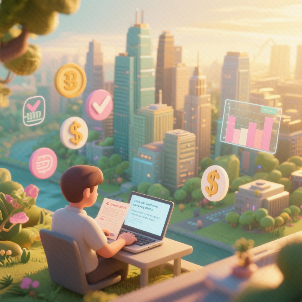 Person in Chicago comparing personal loans online