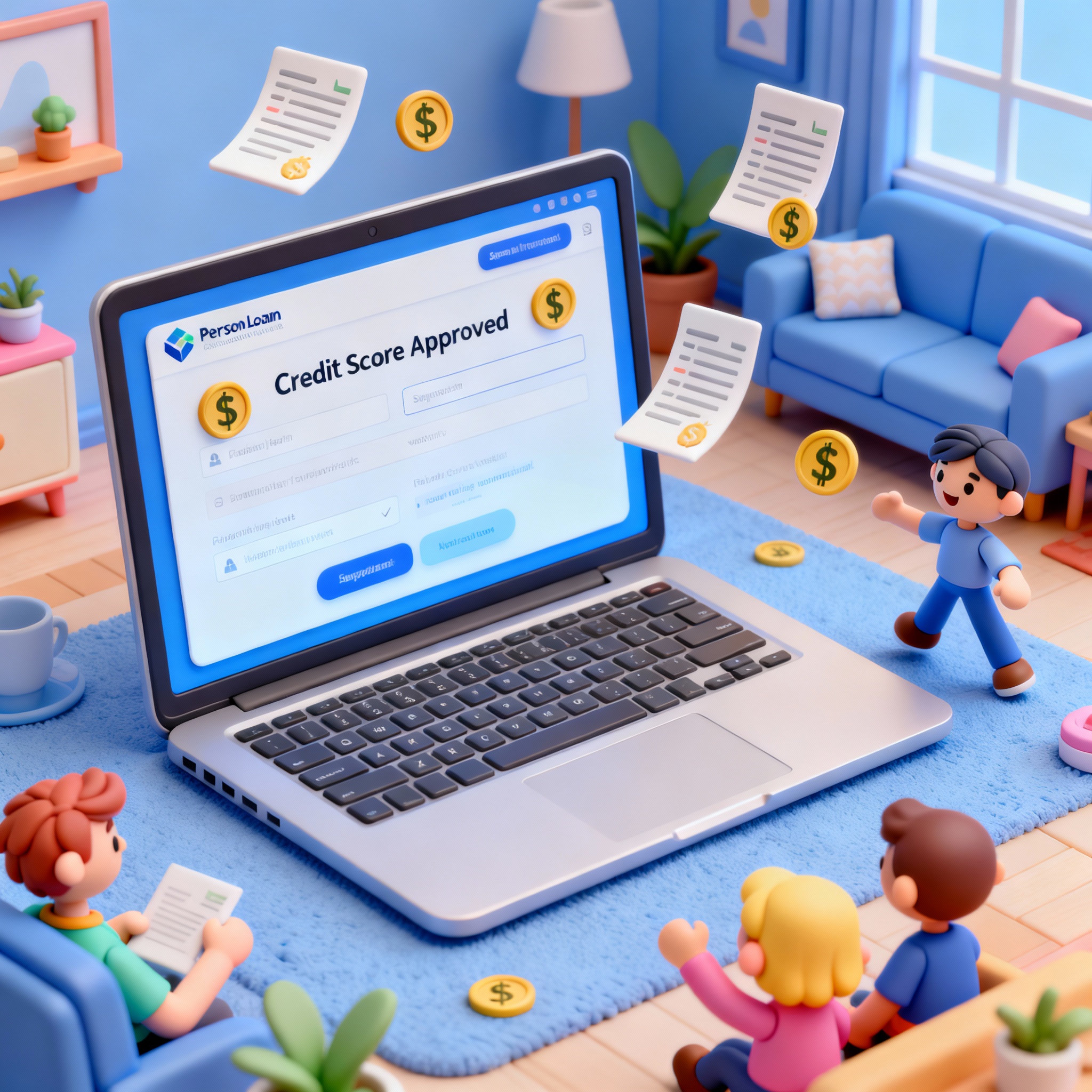 PNC personal loan interface with approval notification