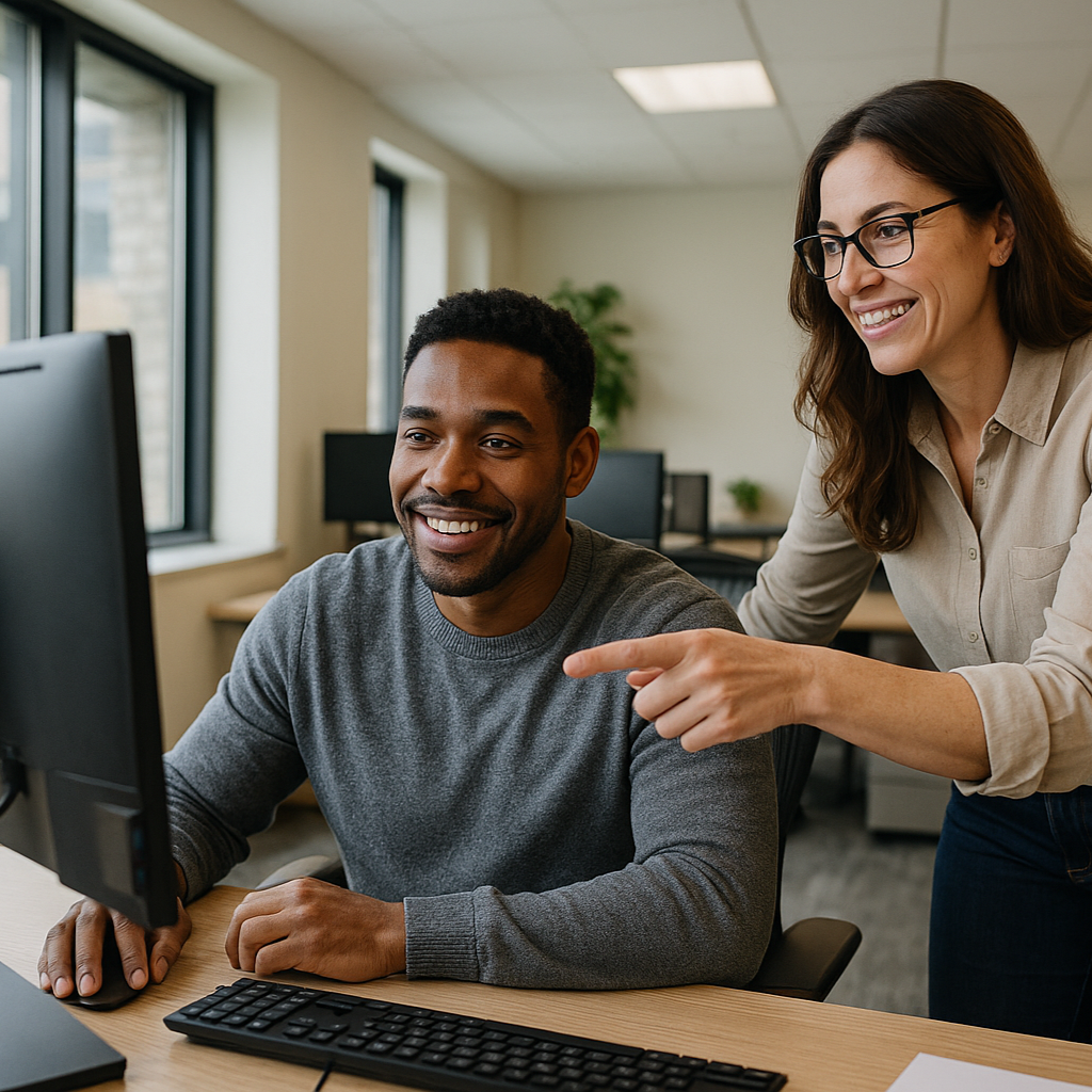 People working together