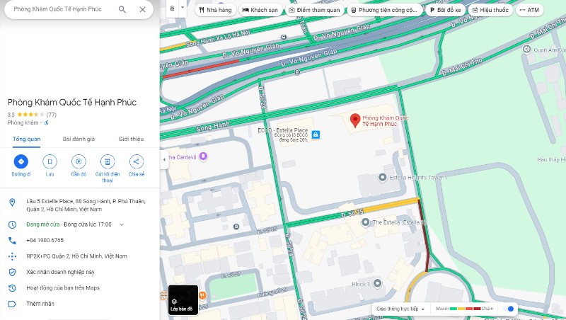 Phòng khám Quốc tế Hạnh Phúc Estella Place
