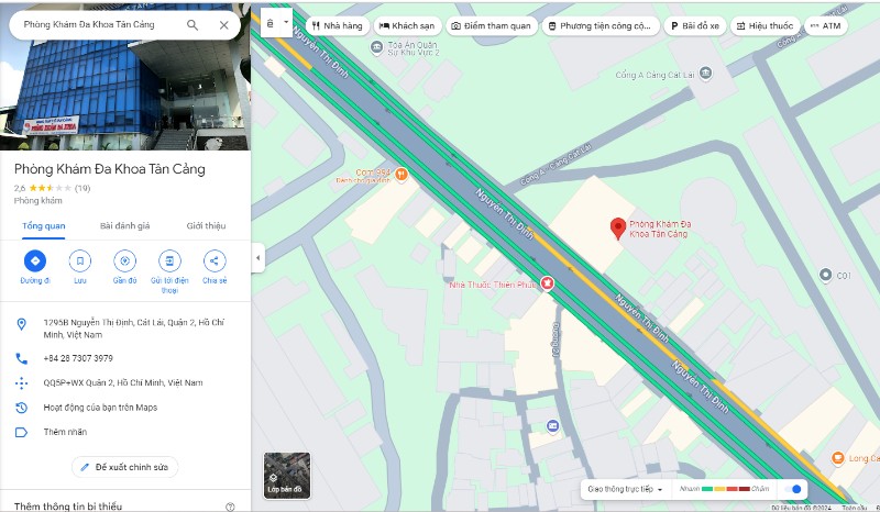 phòng khám ngoại khoa Tân Cảng