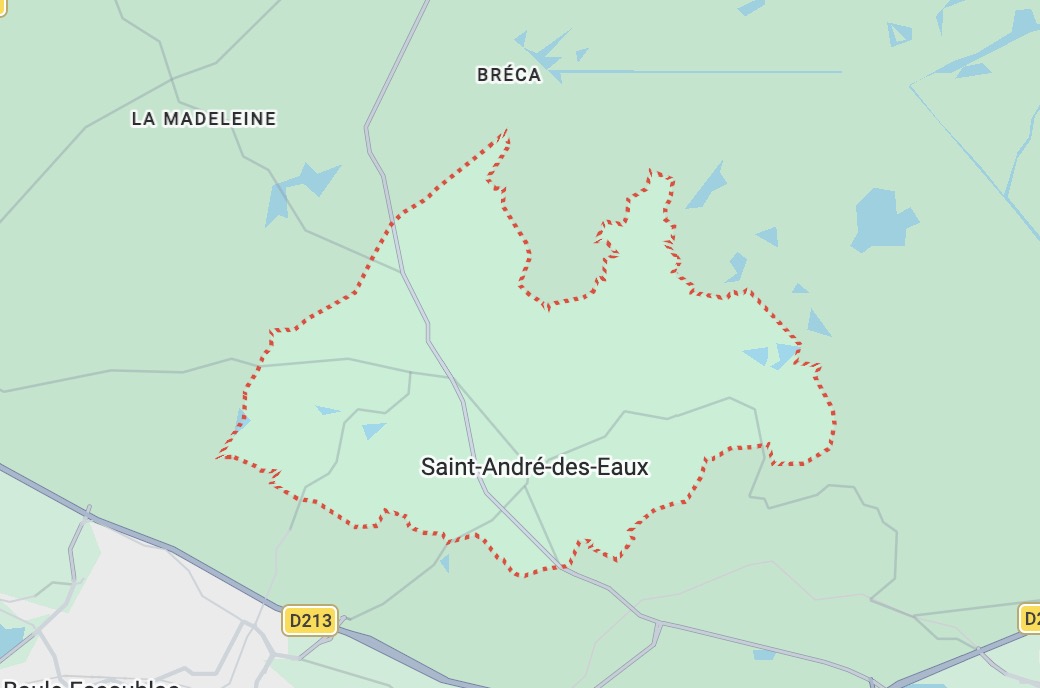 Carte de l'itinéraire depuis notre atelier de Couëron