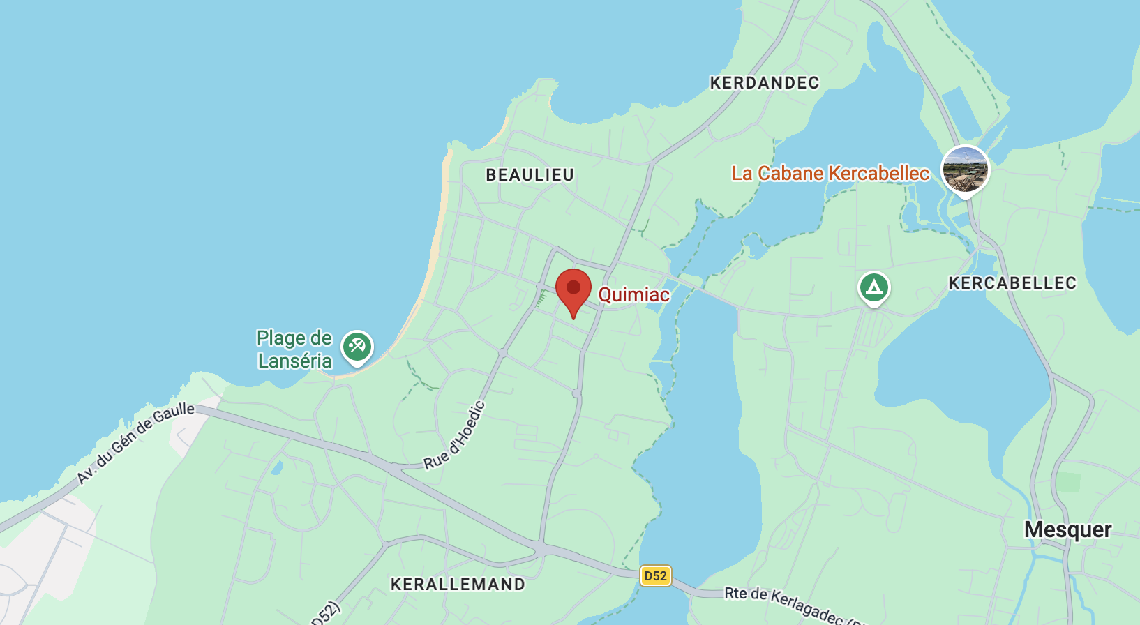 Carte de l'itinéraire depuis notre atelier de Couëron