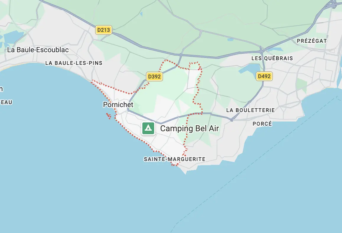 Carte de l'itinéraire depuis notre atelier de Couëron