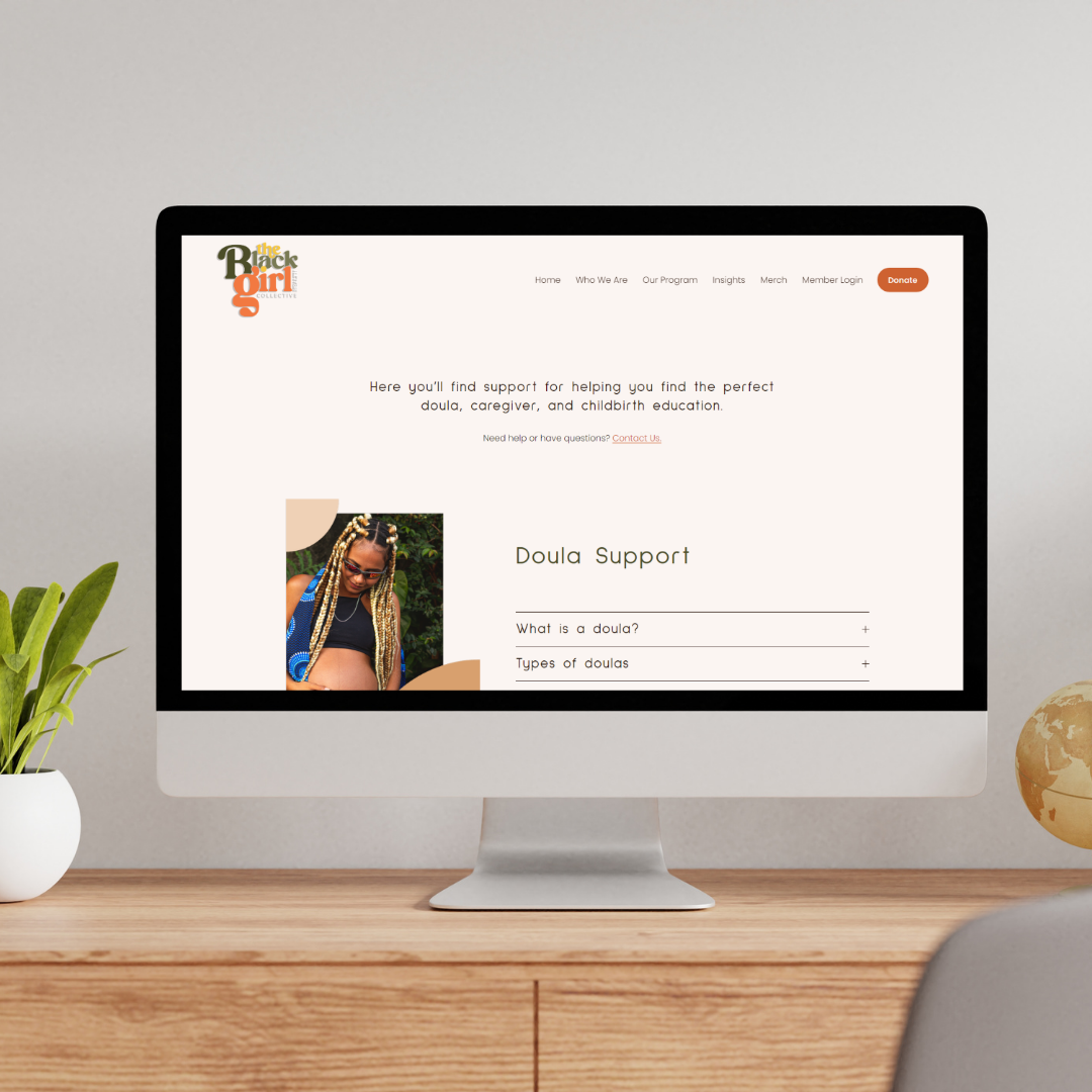 black girl health collective support page