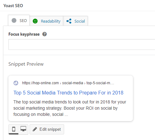 Always Include a Title Tag and a Meta Description - WordPress SEO Plugin by Yoast