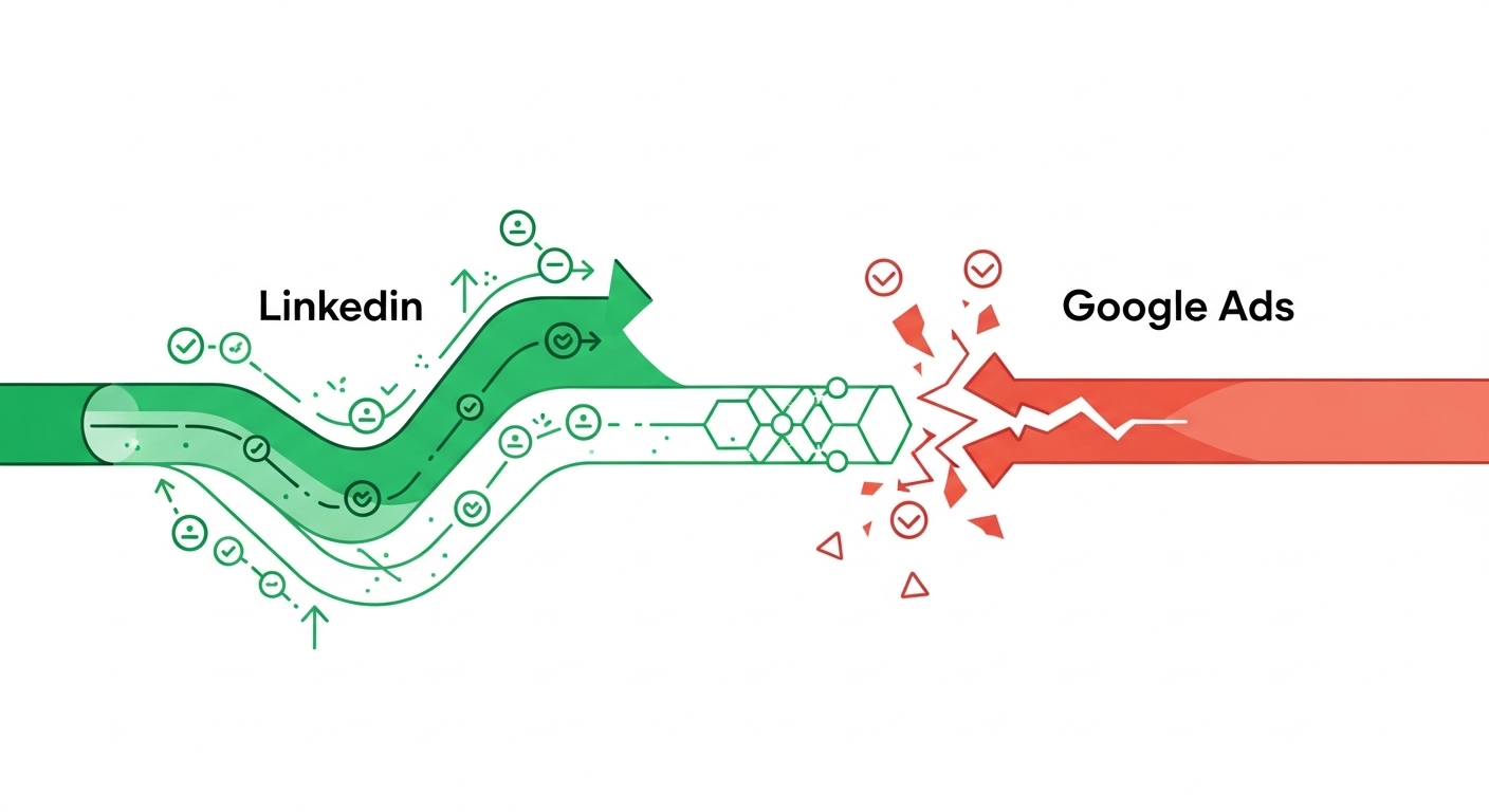 Cross-Channel Divergence: When Google and LinkedIn Disconnect