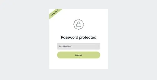 Password protected image