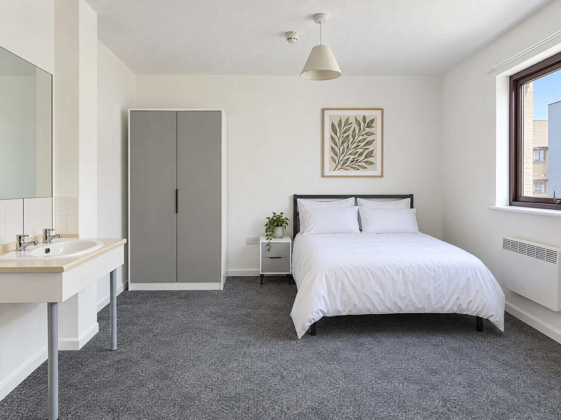Deluxe bedroom at Clanny House, Sunderland