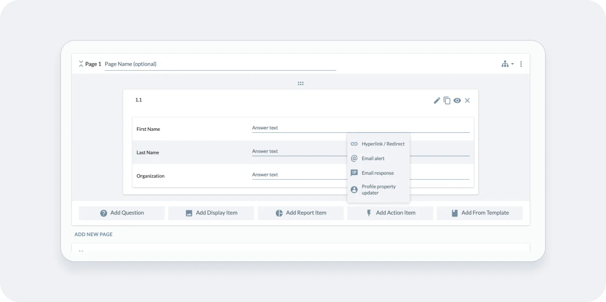 Simple Contact question with three fields