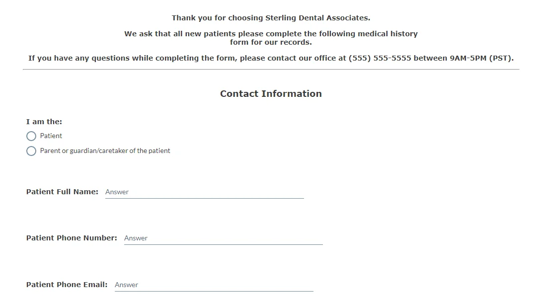 Patient experience surveys