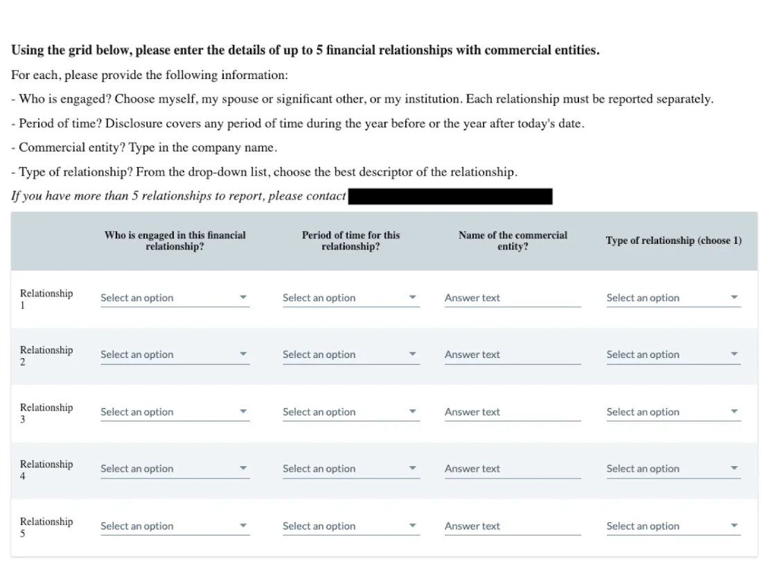 Onboarding survey example